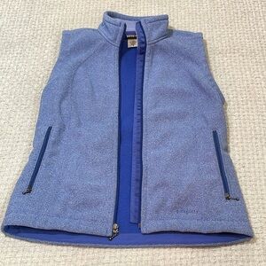 Patagonia Synchilla Women's Fleece Zip Up Vest  Blue Size Medium